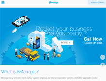Tablet Screenshot of 8manage.com